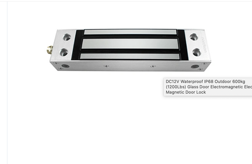 [NORDS10092220-HK] DC12V防水IP68室外600kg（1200磅）玻璃門電磁電磁門鎖
