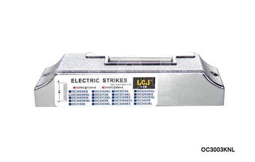 [OC3003KN-TW-HK] 力士堅LCJ OC3003KN/OC3003KNL寬口電鎖 適用內推90度木門