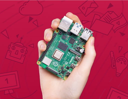 [RASPI-4B-8-HK] Raspberry Pi型4B 8GB RAM IOT RASPIAS OS板僅原始