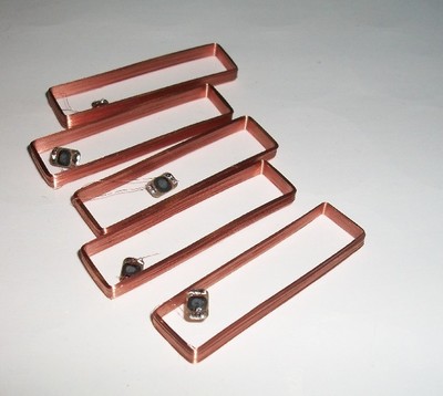 [RAWID40x10-HK] RFID 125KHz welded Coil Chip Tag ID  40*10*3MM EM4100 Compatible
