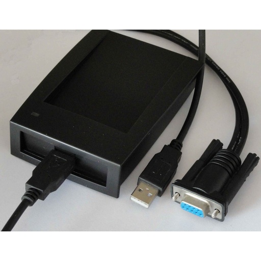 [reader05-TW-HK] RFID 13.56免驅動RS232通用IC卡門禁讀卡器一卡通軟體m# 發卡器