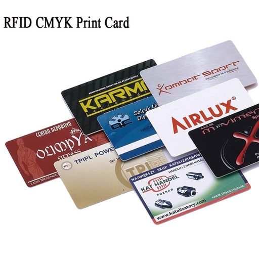 [RFIDCUSTOMPRINT-HK] Custom Production RFID Card +Printing Graphics Logo Standard Size 125KHz/13.56 MHz