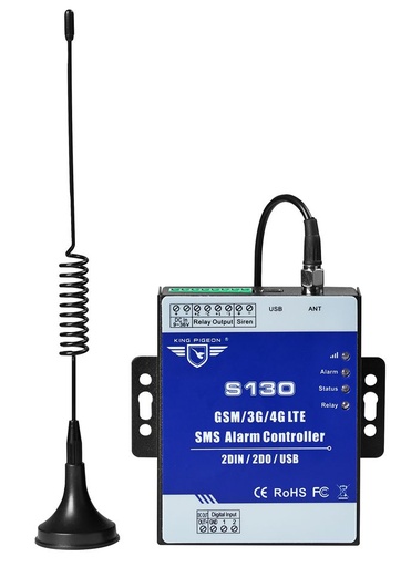 [S1302-HK] GSM SMS警報控制器用於GSM訪問控制系統GSM門開啟器自動監視肺門控制