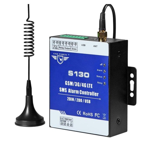 [S1304-HK] GSM 4G SMS警報控制器用於GSM訪問控制系統GSM開啟器自動監視肺門控制