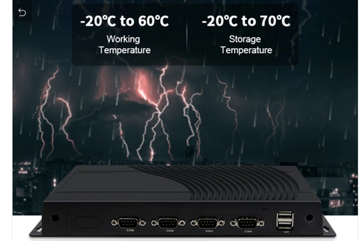 [SENKE101118570021-HK] 鋁合金內置於GPIO RS485 Quad Core 1.8GHz RK3288 RK3399 Android無風扇工業計算機12V