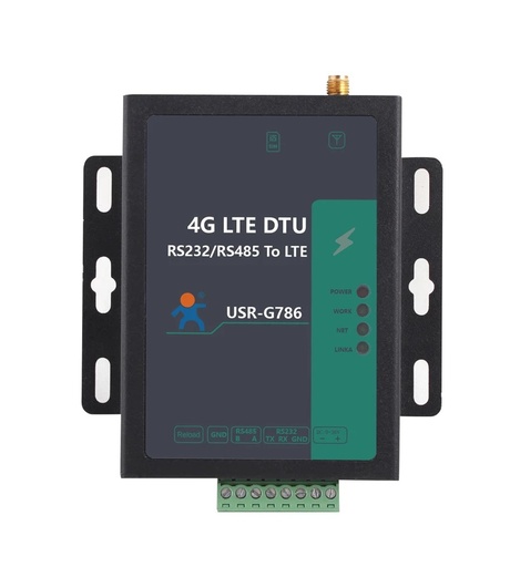 [USR-G786-HK] 4G DTU USR-G786串行端口RS232 RS485至4G LTE服務器轉換器IoT設備