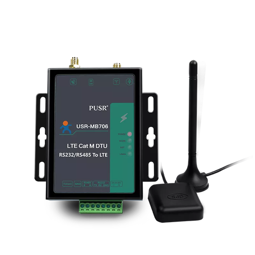 [USR-MB706-HK] USR-MB706 RS232 RS485至4G LTE CAT M1 CAT-NB2 EGPRS串行轉換器帶有GNSS DTU IOT設備支持ModBus