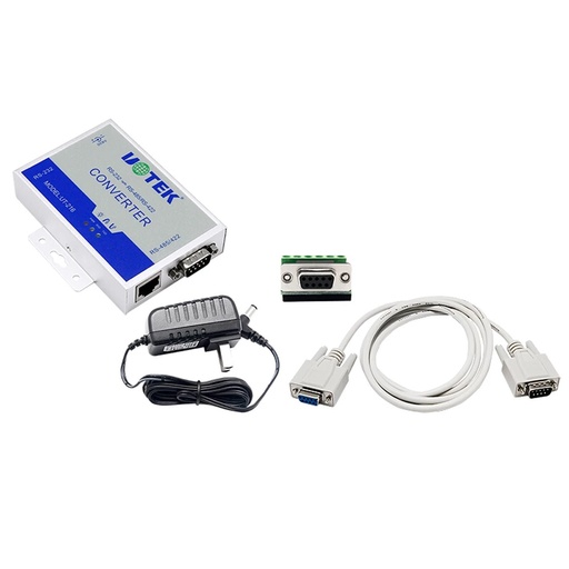 [UT-216-HK] UTEK UTEK UT-216 RS-232至RS-485/RS-422轉換器，具有600W Lightning Protection Active RS232至RS485/RS422接口轉換器