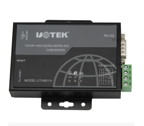 [UT-6601H-TW-HK] 宇泰TCP/IP轉1口RS232/485/422串口服務器防雷高性能UT-6601H