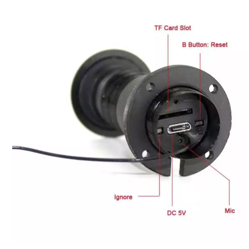 [V380-HK] V380門眼孔安全1080p HD 1.7毫米鏡頭廣角Fisheye CCTV網絡迷你窺視孔門WiFi Camera P2P ONVIF