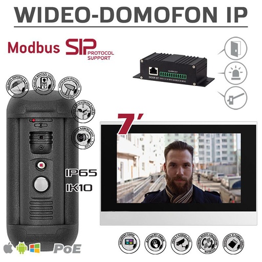 [WCAM101119340302-HK] Beward vandalproof SIP IP視頻對講機