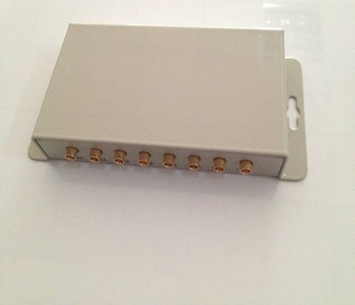 [ZK-RFID909-S-HK] RFID UHF 860-960 MHz智能從屬式多路復用器分配器8天線