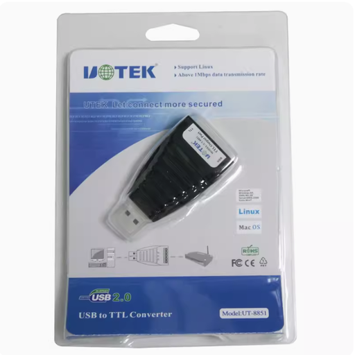 [宇泰UTEK USB轉TTL串口轉換器 5V USB2.0轉TTL協議模塊UT-8851-HK] 宇泰UTEK USB轉TTL串口轉換器 5V USB2.0轉TTL協議模塊UT-8851